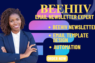 beehiiv newsletter design beehive landing page beehiv email marketing