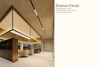do professional interior office design ,3dmodeling , visualization