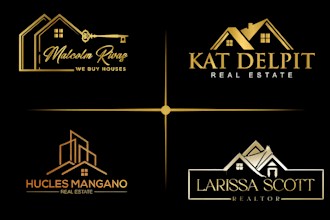 design mortgage, real estate, property , construction, realtor and mortgage logo