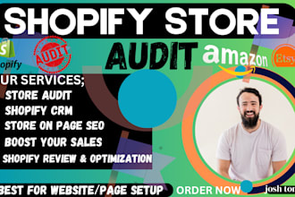 do shopify store audit and optimization to boost sales