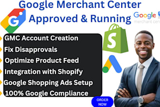 create verify gmc approved account, google ads for your ecommerce store