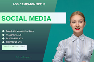 run high converting facebook, pinterest, instagram ads for leads and sales