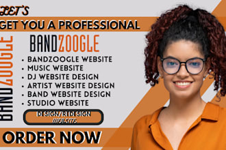 design bandzoogle website redesign music dj band artist website record label