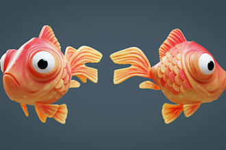 create low poly handpainted 3d models, textured game props, and 3d weapons model