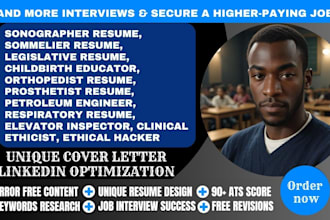 write legislative resume, sonographer, sommelier, childbirth educator resume