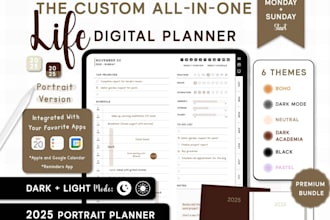 design attractive planner journal, junk journal, interior page, digital planner