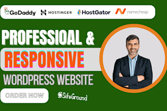build wordpress website on bluehost namecheap hostinger godaddy siteground ionos