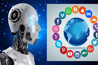 develop  automated bot for your social media handle, instagram, tiktok, linkedin