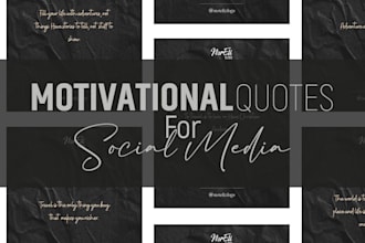 create 100 motivational quotes for social media, any topic
