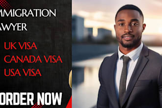 be your immigration and online lawyer for USA visa, canada visa, and UK visa