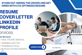 write medical, healthcare, nursing, doctor, pharmacy, medical lab, rn resume, CV