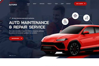build wordpress car detailing website automotive car wash auto detailing website