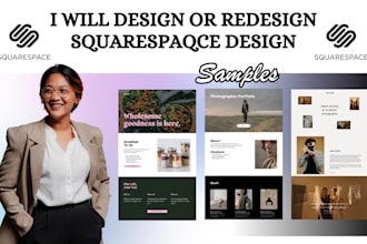 setup squarespace website design or redesign squarespace online store
