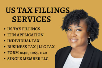 get itin number, minimize US tax fillings 1040 1120 1040nr 1065 returns cpa
