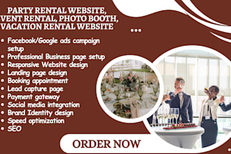 party rental website event rental photo booth vacation party rental website