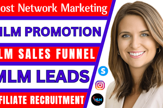 promote MLM sales funnel MLM affiliate recruiting funnel MLM network marketing