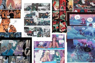 draw graphic novel comic book nsfw comic page illustration comic page artist
