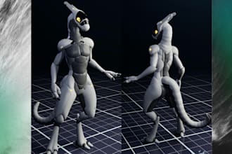 rig upload vrc avatar vrchat world vr game ac character 3d rigging furry ac