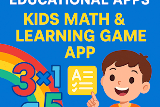 develop educational apps or kids math games in flutter