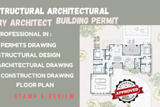 stamp engineering drawings, safety plan, hvac, sprinkler, city permits alarm