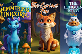 design engaging children storybook illustration for your storybook in 24 hours