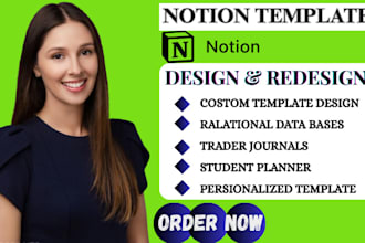 build custom notion template notion workspace notion dashboards notion setup