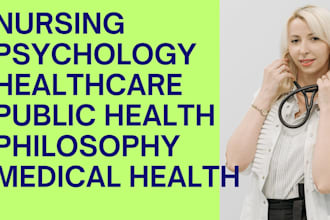 write content in nursing, healthcare, nutrition and psychology