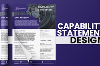design federal government capability statement company overview core performance