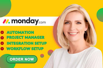 setup monday CRM workflow monday com board workspace monday sales crm automation