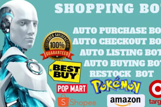 auto buying bot, auto purchase bot, shopping bot, auto checkout bot, pokemon bot