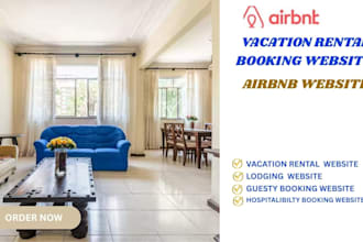 build a booking website for your airbnb vacate rent apartment or hotel