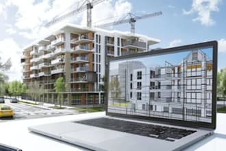 create a revit bim model for architectural design and drafting, revit model