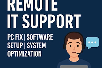 fix your computer issues and provide remote IT support