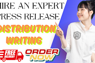 do press release writing and distribution in 24hr to 48hrs