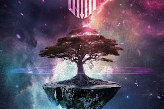 design an album cover for your rock or metal band