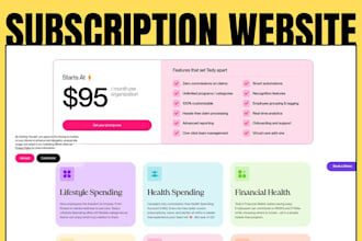 build a subscription website, wordpress membership website