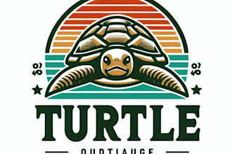 design professional turtle logo