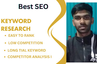 conduct competitive and profitable SEO keyword research
