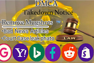 permanently remove mugshots cases articles news delete negative links on google