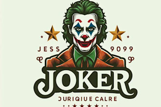 design beautiful joker logo