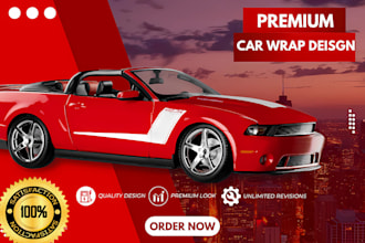 do unique wrap design, vinyl, sticker, decals for your truck, van, vehicle, car