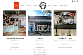 build square restaurant website grocery cafe food delivery ordering website