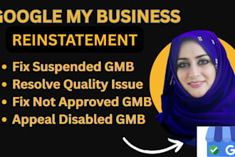 appeal and reinstate suspended gmb google my business listing