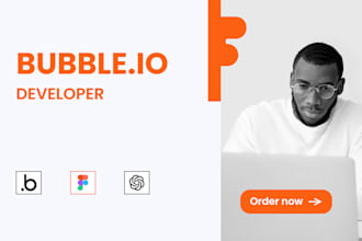 develop bubble io website saas mvp figma design api chatgpt ai on bubble io