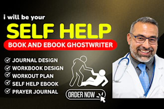ghostwrite self help ebook, mental health, fitness, life coaching, diary,journal