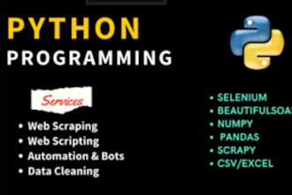 do python ai, ai chatbot, web scraping, ai app, automation bot, llm, ocr, rag
