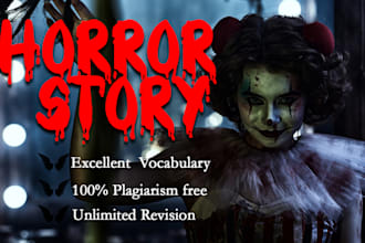 ghostwrite horror story, thriller, true crime script, mystery, scary, erotic
