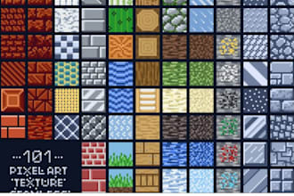 do pixel art tileset tile map 16x16 or 32x32 pixel art sprites sheet top down