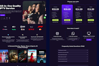 create a profitable iptv website for your iptv service