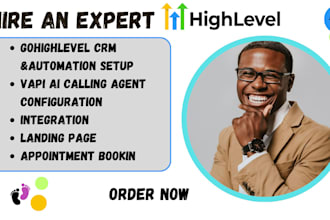 expert gohighlevel automation, IVR, vapi ai calling agent, chatbot setup